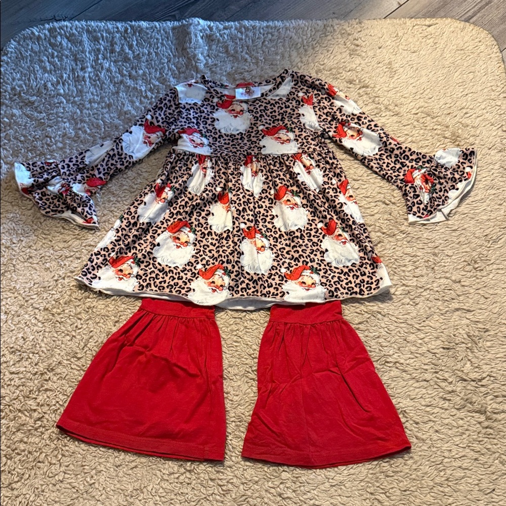 Toddler Ruffle Girl Two Piece Set